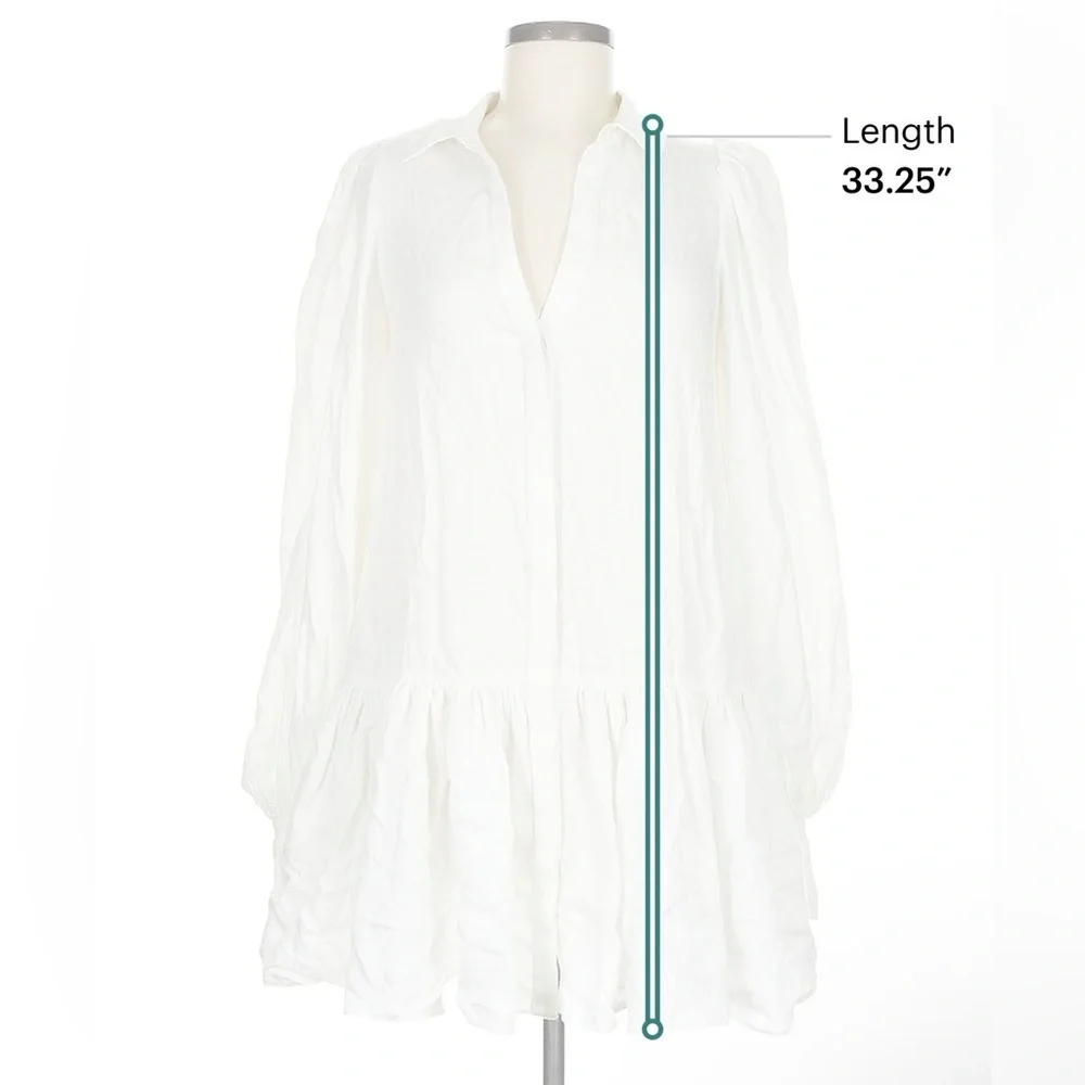 Acler Sherwood Dress in White - Size S - Picture 8 of 13